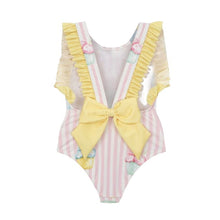 Load image into Gallery viewer, Pink &amp; White Porto Rico Ice Cream Swimsuit