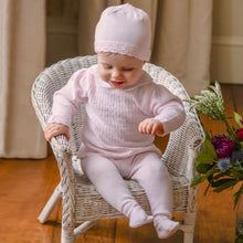 Load image into Gallery viewer, Pink Knitted 2 Piece &amp; Hat