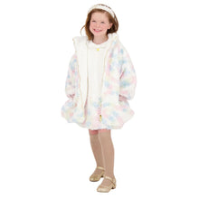 Load image into Gallery viewer, Ivory &#39;Oscars Pastel&#39; Faux Fur Coat