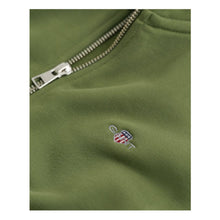 Load image into Gallery viewer, Olive Green Half Zip Sweatshirt