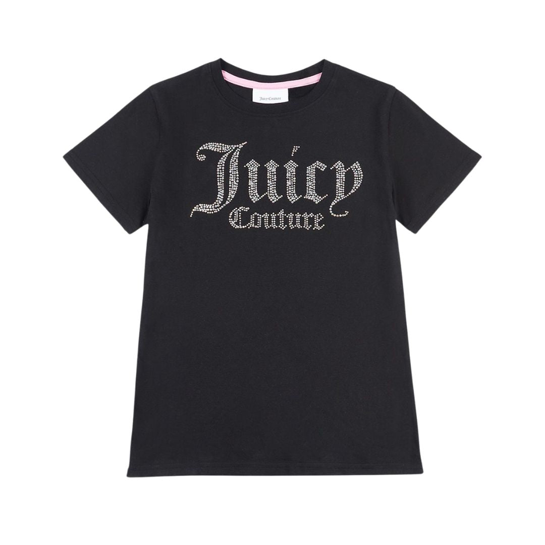 Black Diamante Logo T-shirt