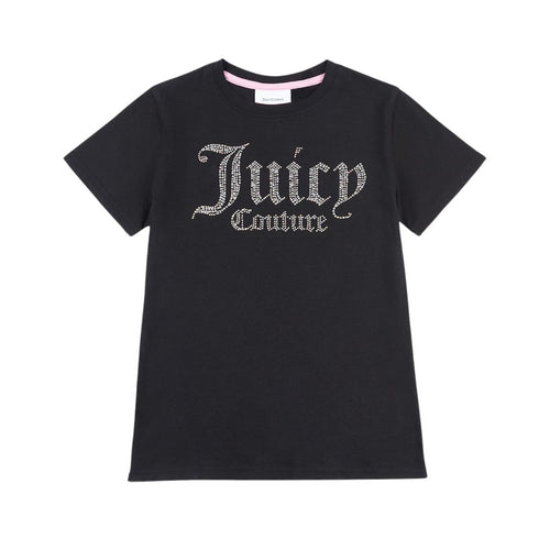 Black Diamante Logo T-shirt