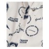 Ivory & Navy Multi Logo Babygrow