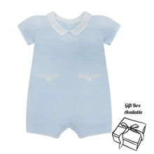 Load image into Gallery viewer, Blue Knitted Romper