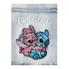 PRE ORDER - Blue Denim "Stitch" Rhinestone & Fur Jacket