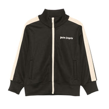 Load image into Gallery viewer, Black &amp; Beige Stripe Zip Up Tracksuit