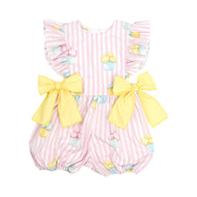 Load image into Gallery viewer, Pink &amp; White Ice Cream Jumpsuit