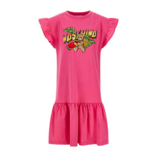 Load image into Gallery viewer, PRE ORDER - Girls Deep Pink Toy &amp; Fruit Dress