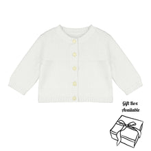 Load image into Gallery viewer, White Knitted Cardigan