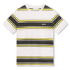 White & Yellow Striped T-Shirt