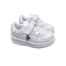 Load image into Gallery viewer, White Bear Logo Velcro Trainers