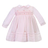 Pink Smocked & Flower Dress