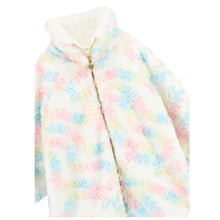 Load image into Gallery viewer, Ivory &#39;Oscars Pastel&#39; Faux Fur Coat