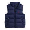 PRE ORDER - Young Boys Navy Quilted Down Gilet