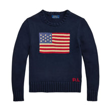 Load image into Gallery viewer, PRE ORDER - Navy Flag Jumper
