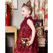 Load image into Gallery viewer, Gold Sequin &quot;Rabaneda&quot; Handbag
