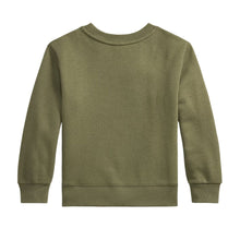 Load image into Gallery viewer, Olive Green Polo Bear Sweat Top