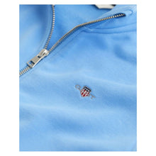 Load image into Gallery viewer, Blue Half Zip Sweatshirt