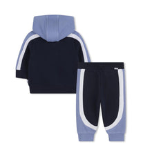 Load image into Gallery viewer, Babies Navy &amp; Blue Hoodie Tracksuit