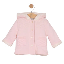 Load image into Gallery viewer, Pink Knitted Hooded Jacket