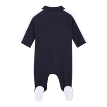 Load image into Gallery viewer, Navy Blue Polo Babygrow