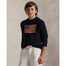 Load image into Gallery viewer, PRE ORDER - Navy Flag Jumper