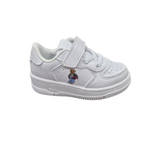 Load image into Gallery viewer, White Bear Logo Velcro Trainers