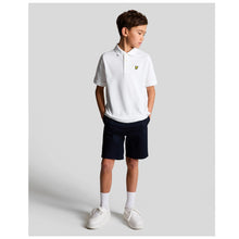 Load image into Gallery viewer, White Logo Polo Top