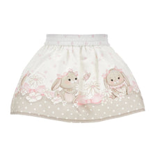 Load image into Gallery viewer, PRE ORDER - Pink &amp; Beige Bunny Skirt Set