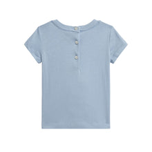 Load image into Gallery viewer, Baby Girls Pale Blue Polo Bear T-Shirt