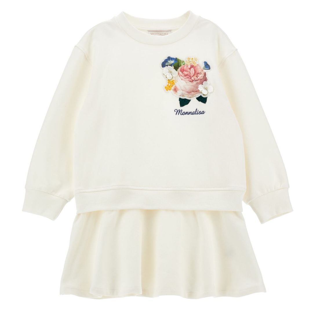 Sweat Enfant Monnalisa Motif Pluto - Vert Crème, Taille 12 Ans, Neuf Avec étiquettes, Modèle ST818