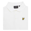 White Logo Polo Top