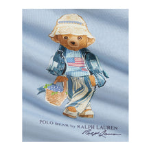 Load image into Gallery viewer, Baby Girls Pale Blue Polo Bear T-Shirt