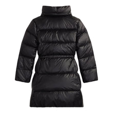 Load image into Gallery viewer, PRE ORDER - Girls Black Long Hooded Down Coat