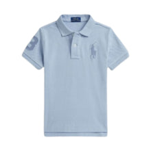 Load image into Gallery viewer, Light Blue Big Pony Polo Shirt