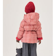 Load image into Gallery viewer, PRE ORDER - Red Check Puffer Coat