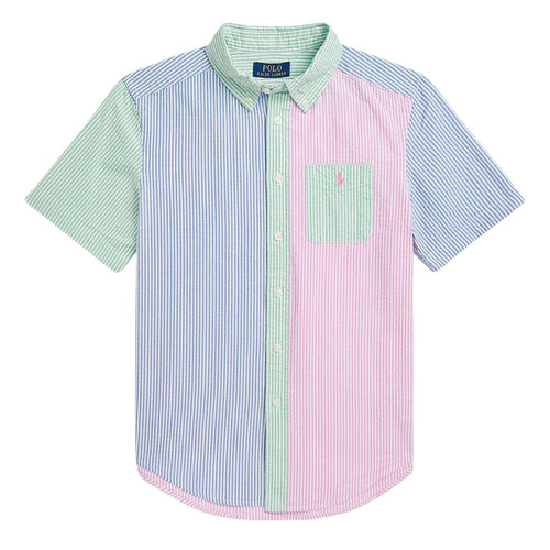 Striped Seersucker Shirt