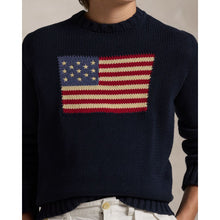 Load image into Gallery viewer, PRE ORDER - Navy Flag Jumper