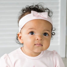 Load image into Gallery viewer, Girls Pink Bow Headband