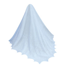Load image into Gallery viewer, Blue Knitted Shawl