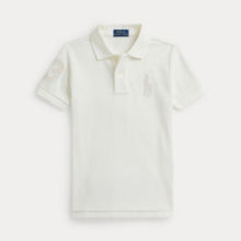 Load image into Gallery viewer, White Big Pony Polo Shirt