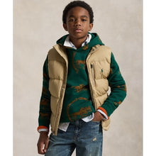 Load image into Gallery viewer, PRE ORDER - Boys Khaki Quilted Down Gilet