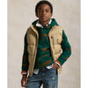 PRE ORDER - Boys Khaki Quilted Down Gilet
