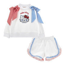 Load image into Gallery viewer, PRE ORDER - White Hello Kitty Sweat Short Set