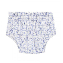 Load image into Gallery viewer, Blue &amp; White Tile Print Dress &amp; Knickers