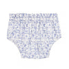 Blue & White Tile Print Dress & Knickers