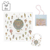 Hot Air Balloons Swaddle & Bib Gift Set