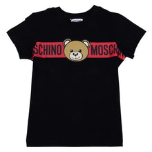 Load image into Gallery viewer, Black &amp; Red Bear Logo T-Shirt