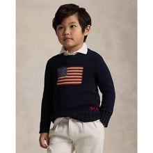 Load image into Gallery viewer, PRE ORDER - Navy Flag Jumper