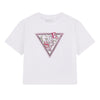 White Embroidered Logo T-Shirt
